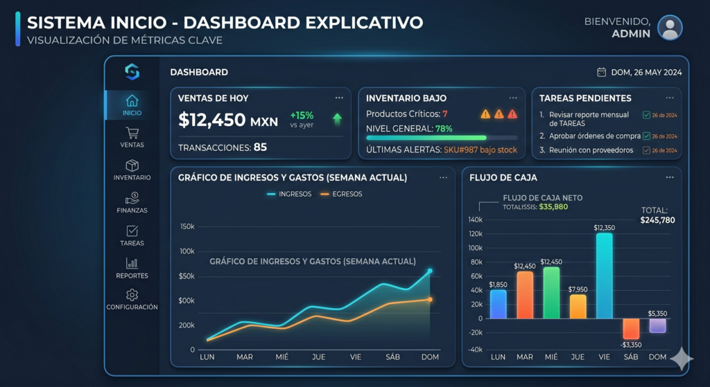 tablas graficos contables